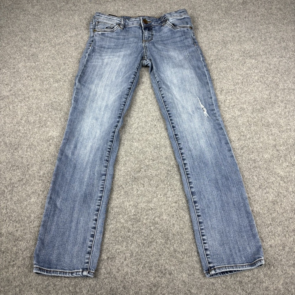 Kut From The Kloth Jeans Women's 4 Slim Straight (Fits 28x29) Medium Wash Y2K